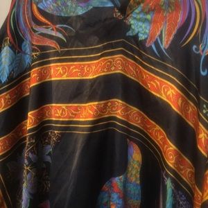 Beautiful flowing Peacock Caftan